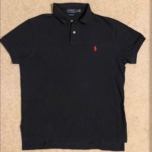POLO Ralph Lauren Black Polo shirt custom fit